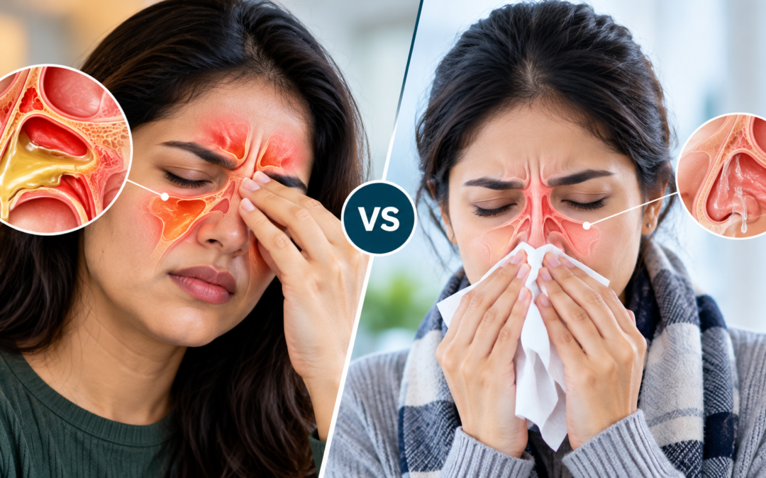 Sinusitis vs Common Cold: How to Tell the Difference